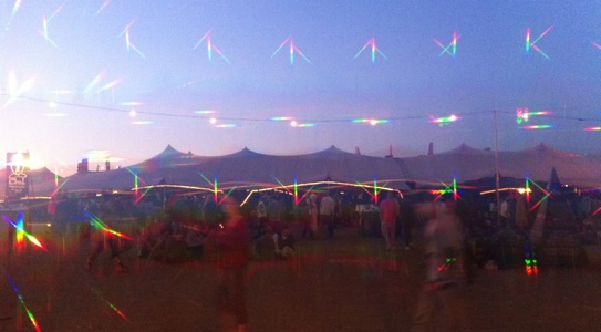 Sparkles at the Secret Garden Party Festival