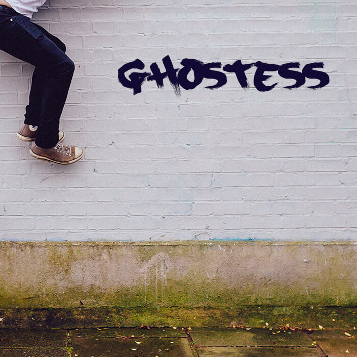 Single artwork for Ghostess (acoustic) single from the Tell It To Me Straight series.